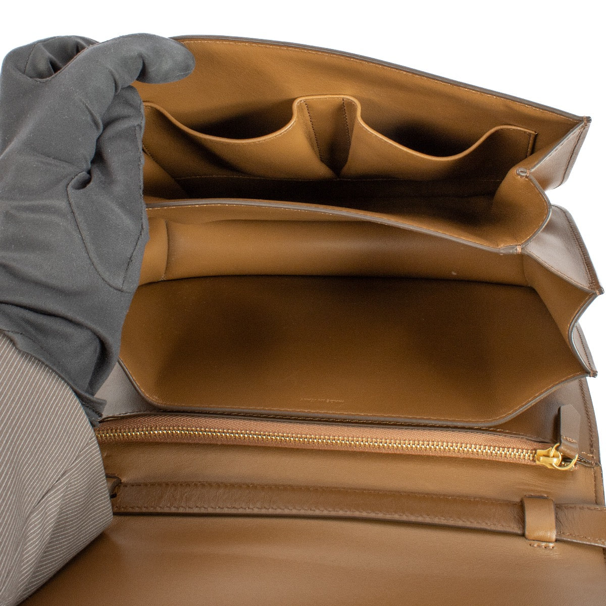 Celine Camel Box Calfskin Medium Classic Box Tas