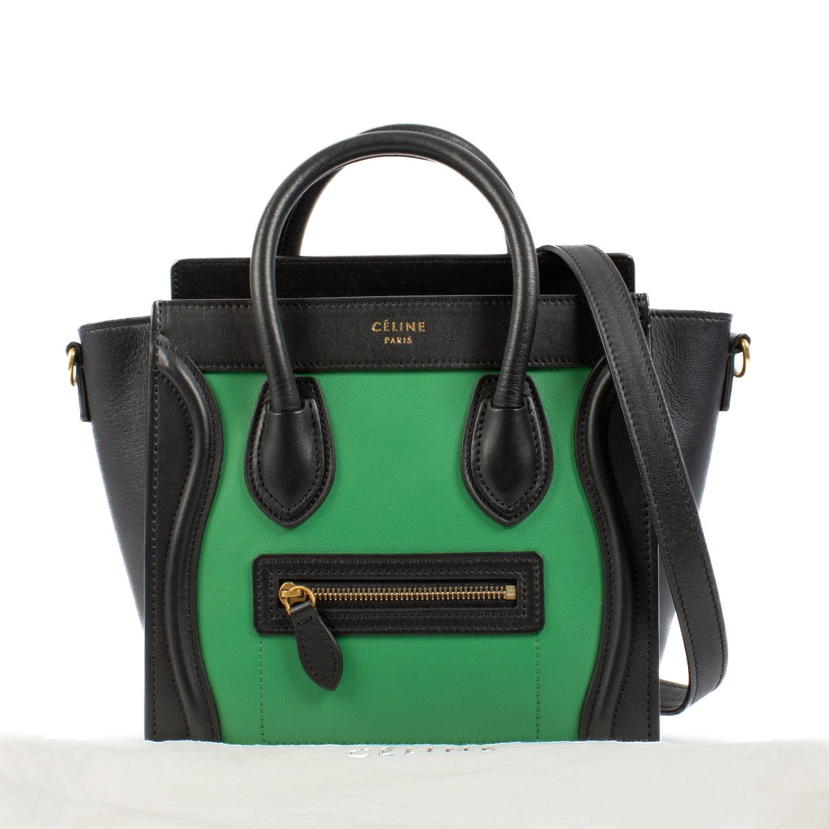 shop 100% authentic second hand Celine Tri-Color Nano Luggage Bag on Labellov.com