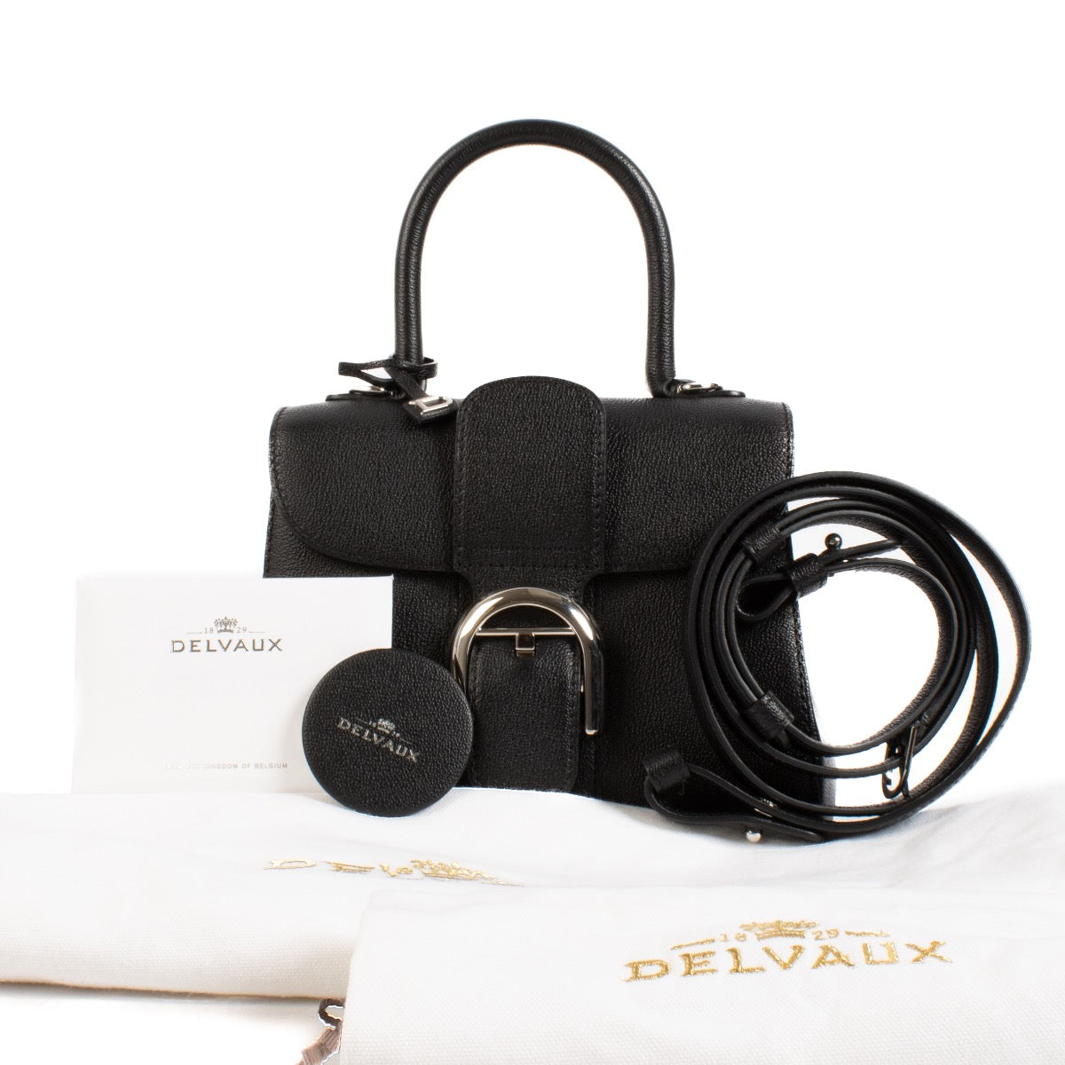 shop 100% authentic second hand Delvaux Black Rodeo Calf Brillant Mini on Labellov.com