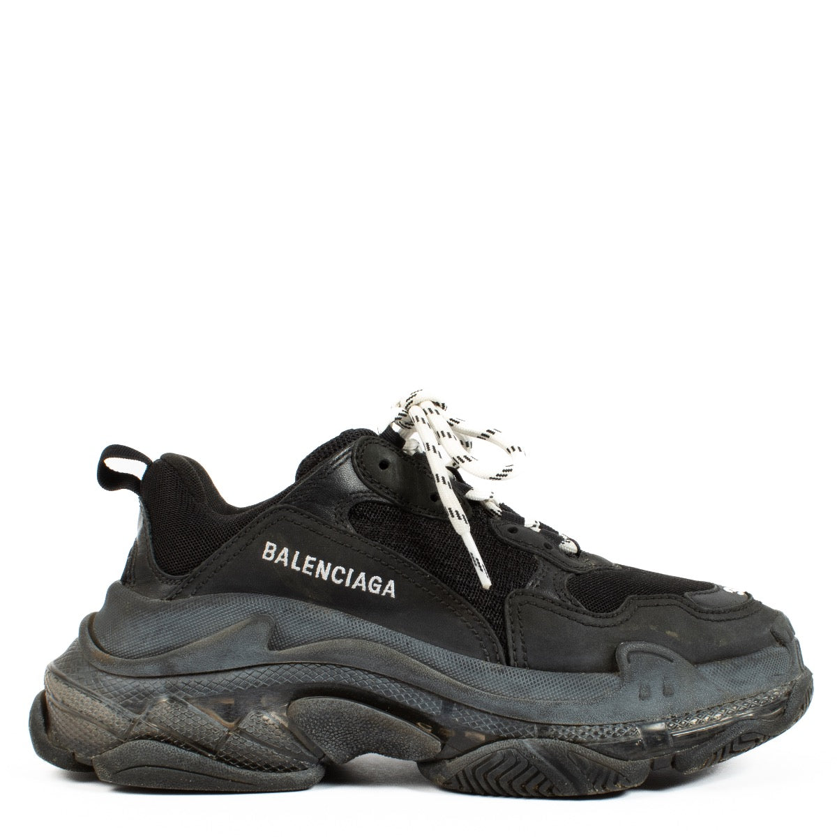 Shop 100% authentic second hand Balenciaga Black Triple S Sneakers on labellov.com