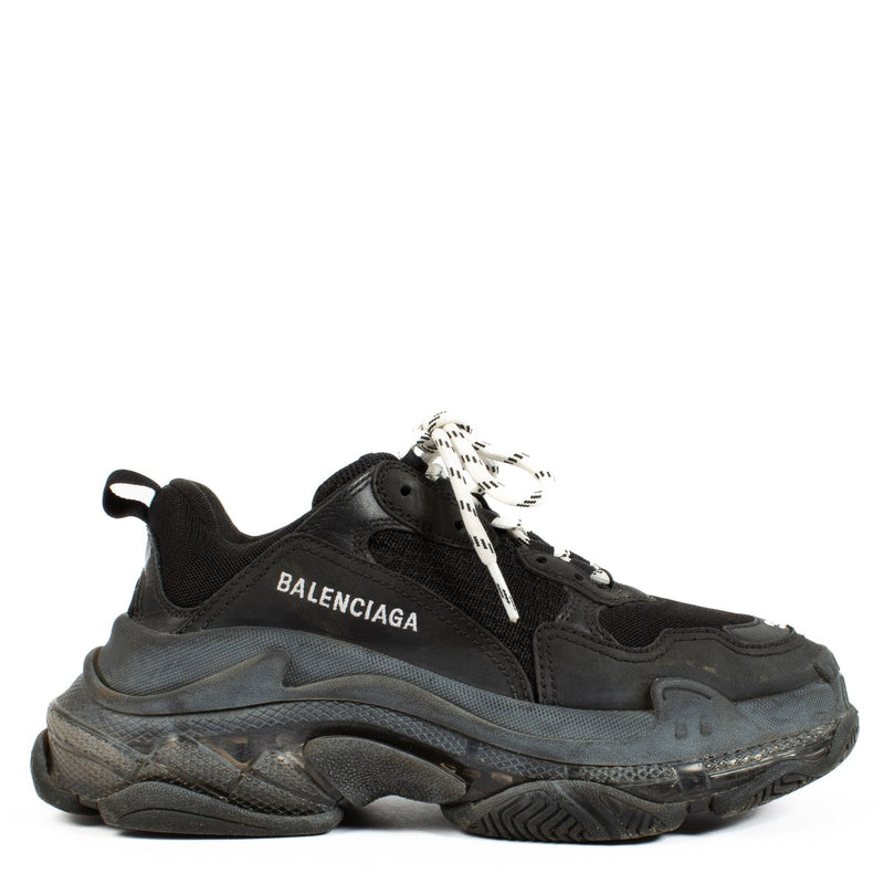 Shop 100% authentic second hand Balenciaga Black Triple S Sneakers on labellov.com
