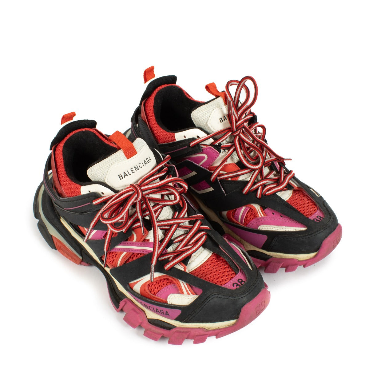 Baskets Balenciaga Track Rouges/Roses/Noires - Taille 38