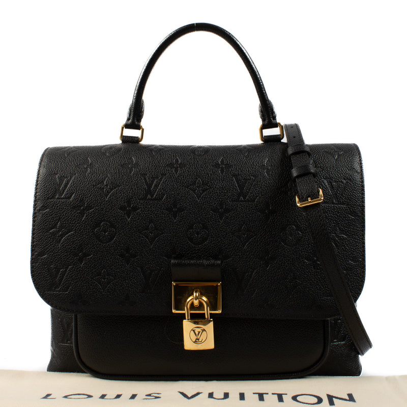 Louis Vuitton Black Monogram Empreinte Marignan Bag
