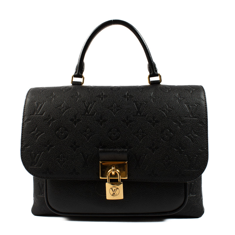 Louis Vuitton Black Monogram Empreinte Marignan Bag