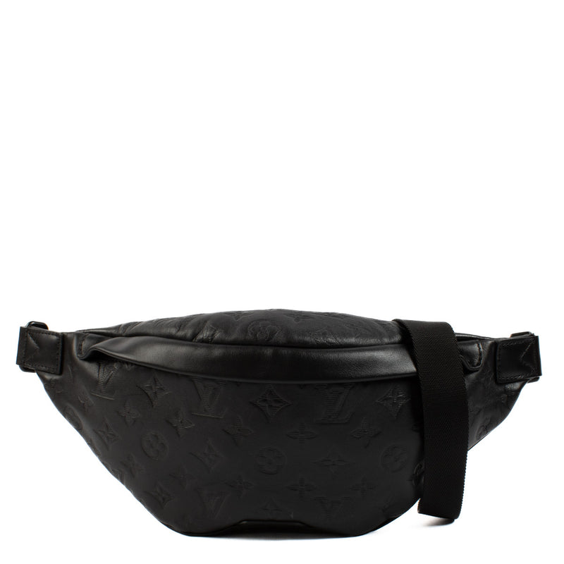Louis Vuitton Black Monogram Shadow Discovery PM Bum Bag