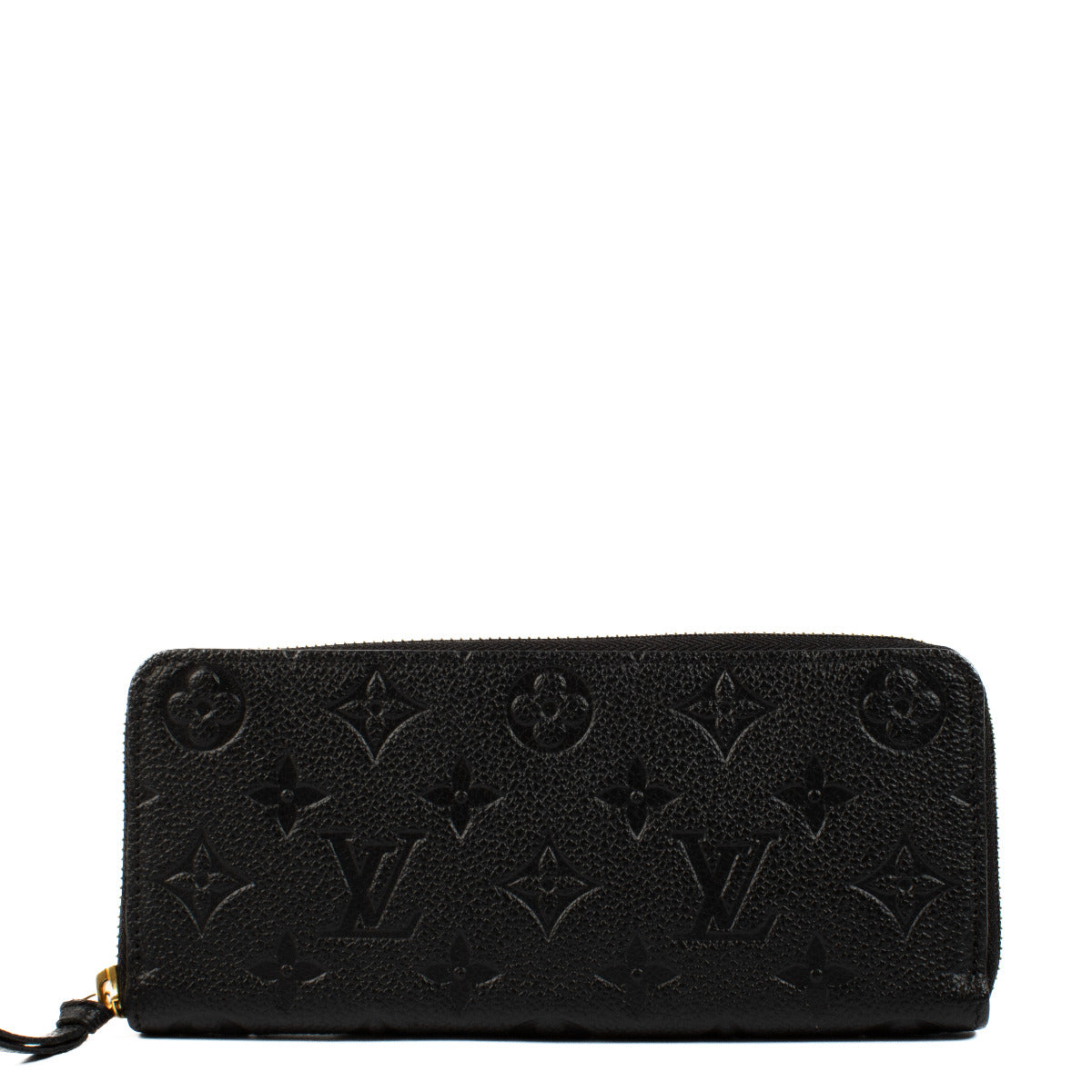 Louis Vuitton Black Monorgam Empreinte Clemence Wallet