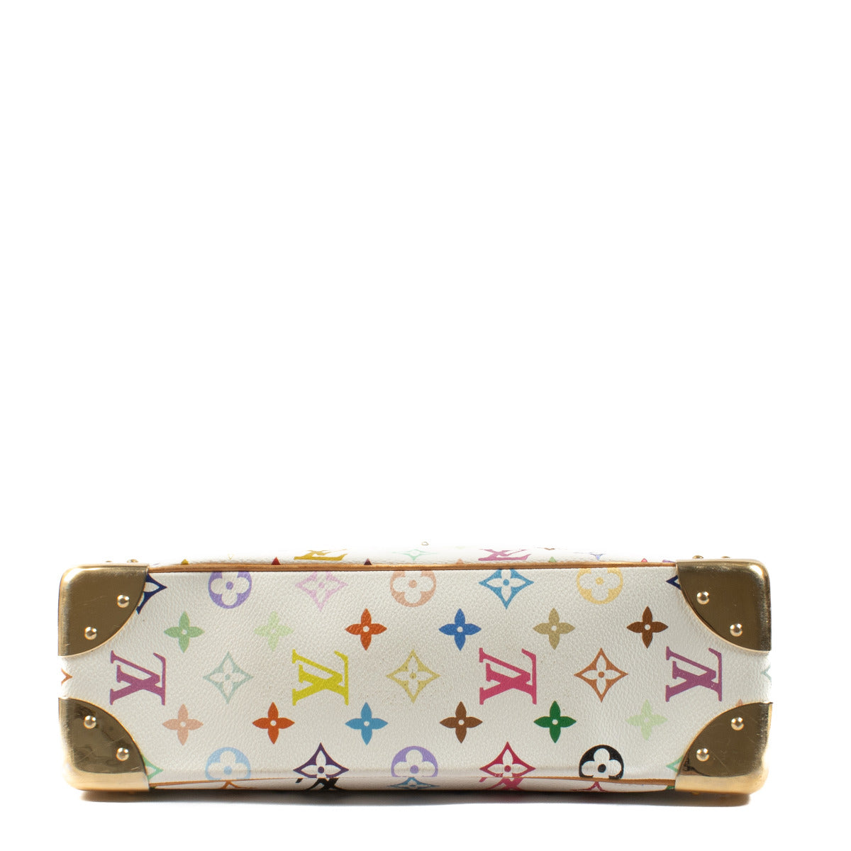 Louis Vuitton White Monogram Multicolor Boulogne Bag