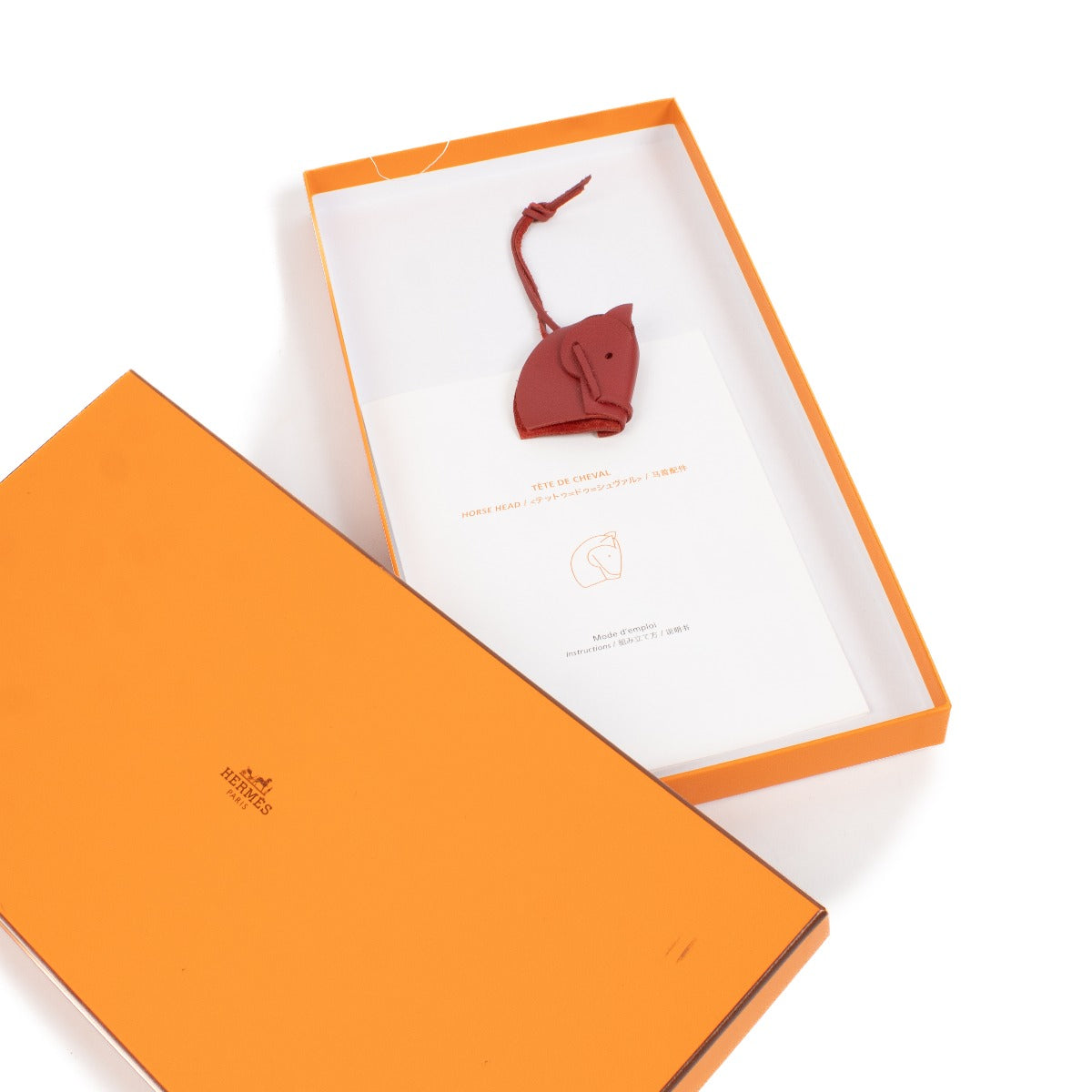 Shop 100% authentic secondhand Hermès Red Tête De Cheval Charm on Labellov.com