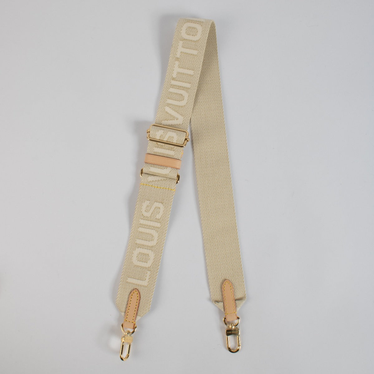 Louis Vuitton Beige High Rise Bag Strap