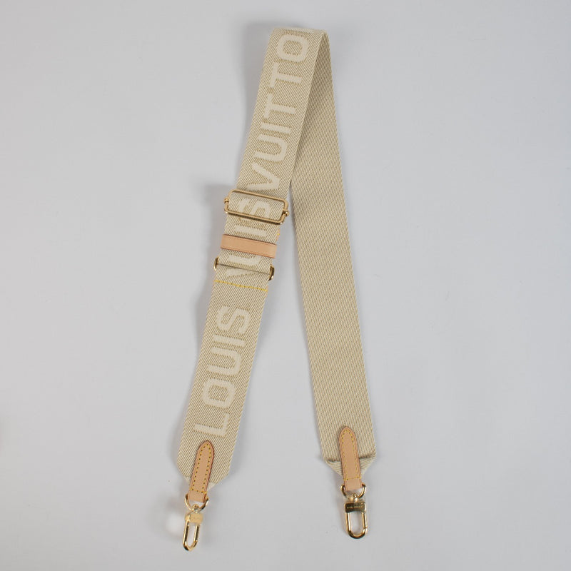 Louis Vuitton Beige High Rise Bag Strap