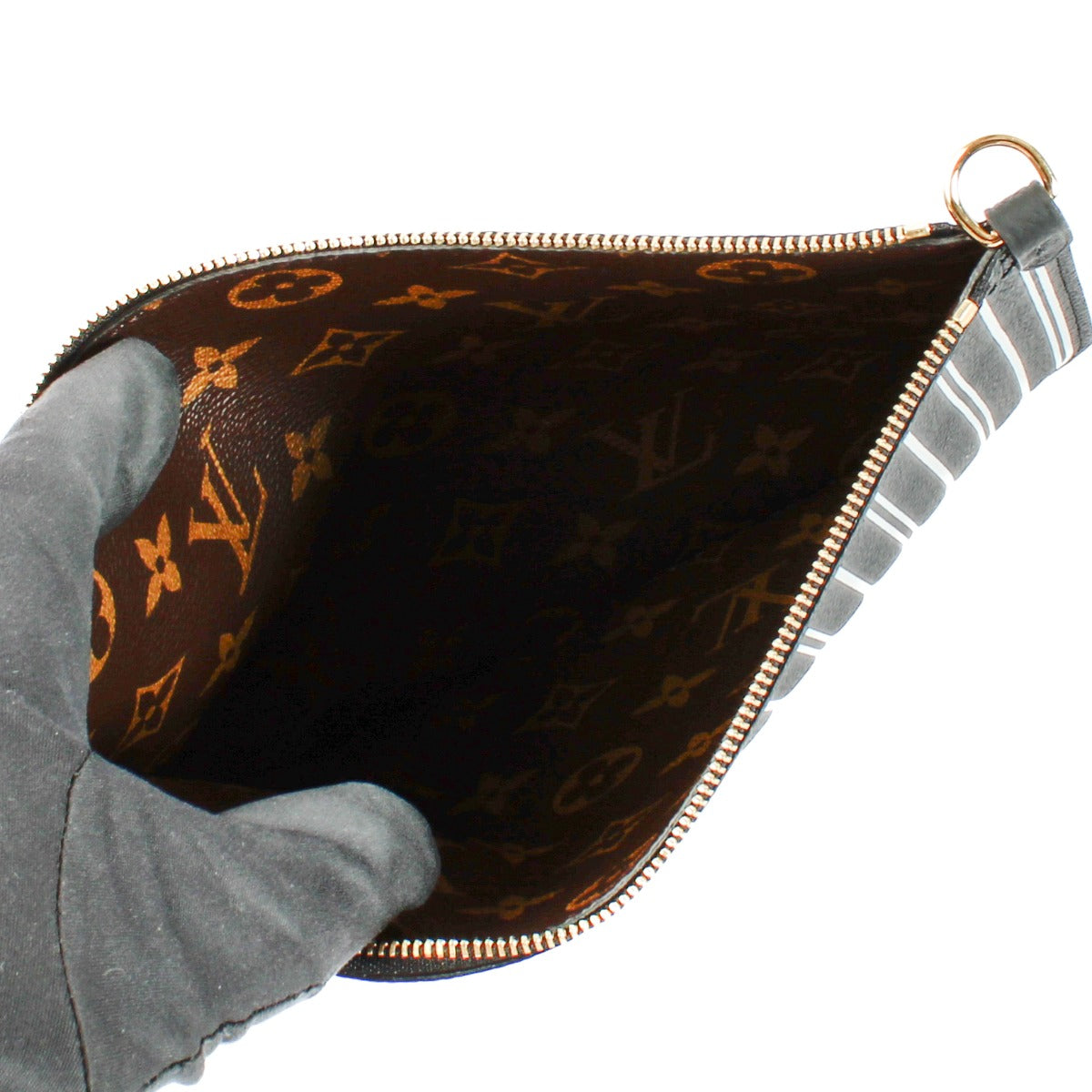 shop 100% authentic second hand Louis Vuitton Black Neverfull Inside Out Clutch on Labellov.com