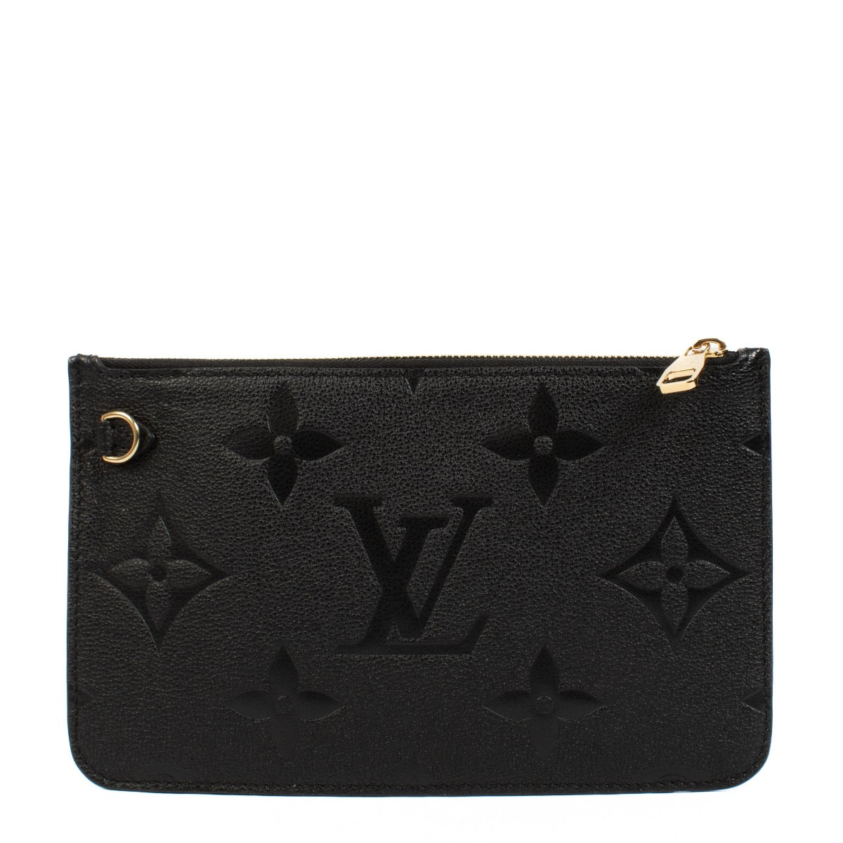 shop 100% authentic second hand Louis Vuitton Black Monogram Empreinte Neverfull Pouch on Labellov.com