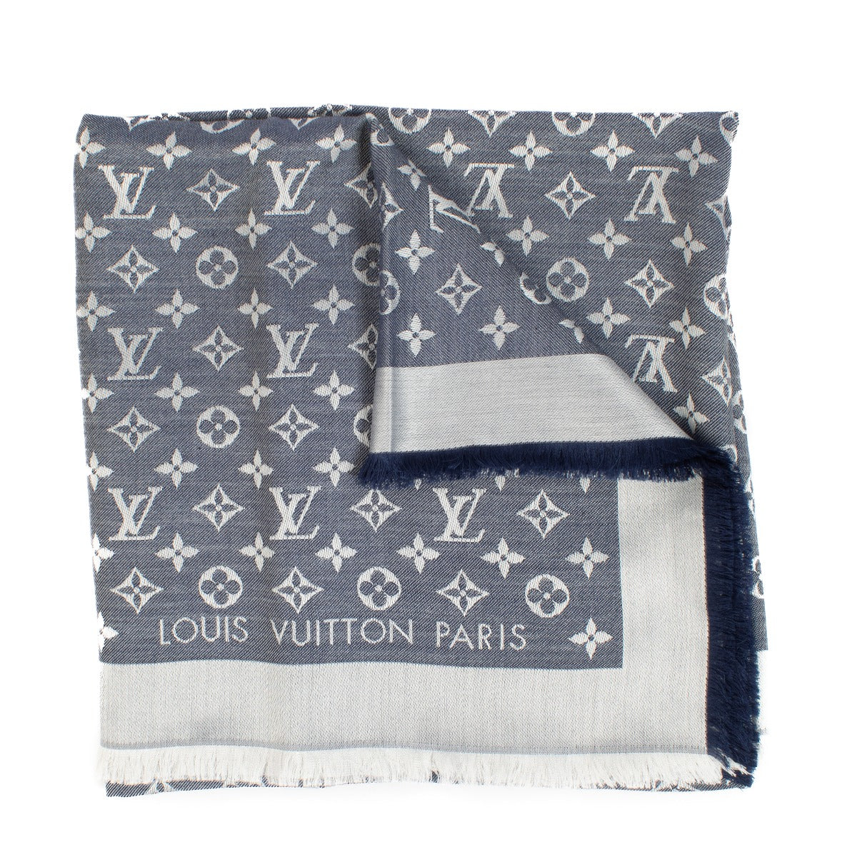 Louis Vuitton Denim Monogram Classic Shawl