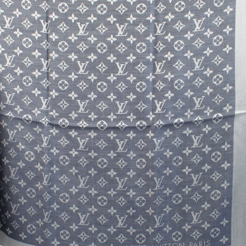 Louis Vuitton Denim Monogram Classic Shawl