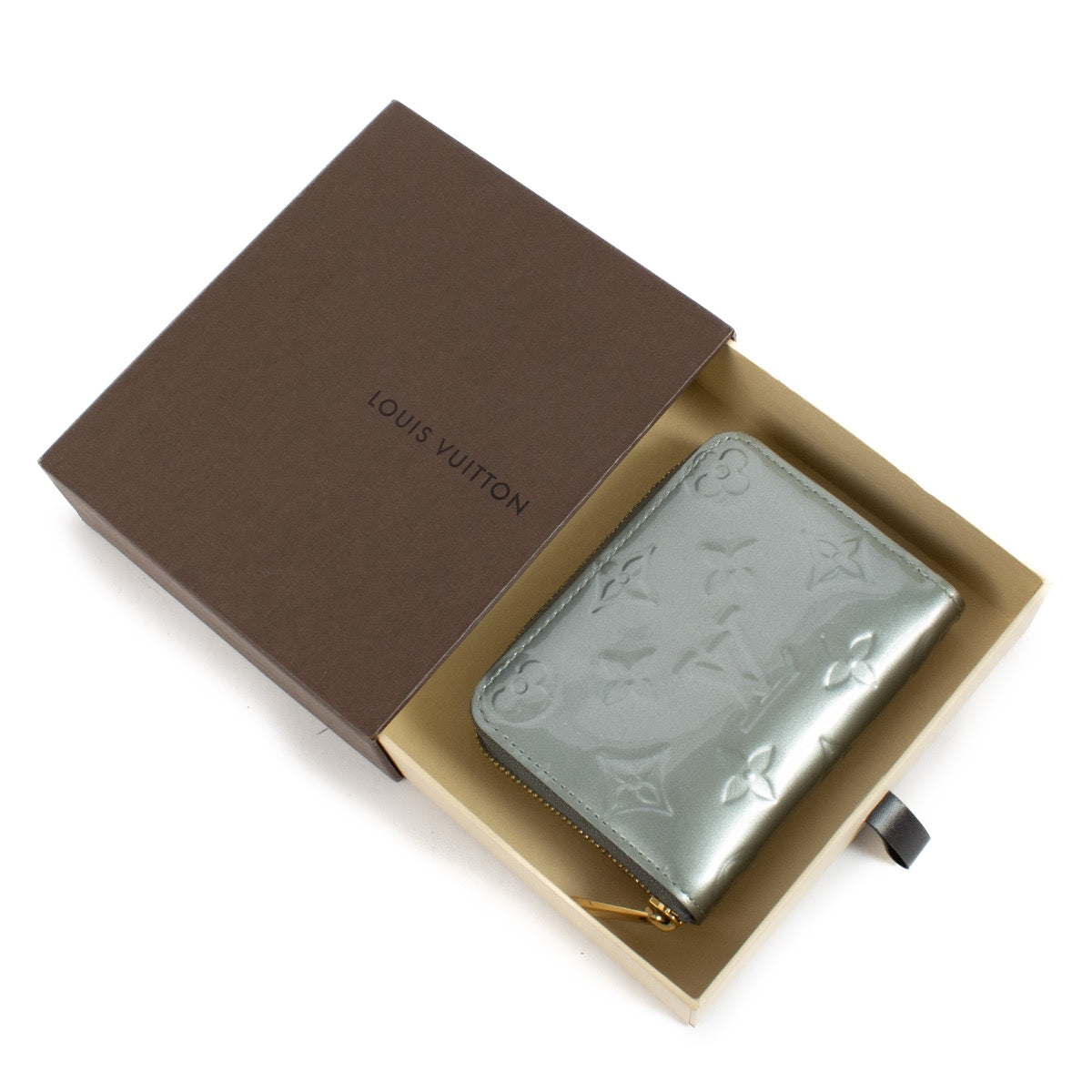 Authentic second hand Louis Vuitton Blue Patent Wallet on Labellov.com