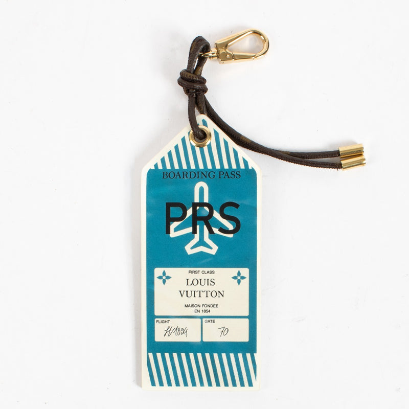 Authentic Second Hand Louis Vuitton Blue Boarding pass Speedy Charm on Labellov.com