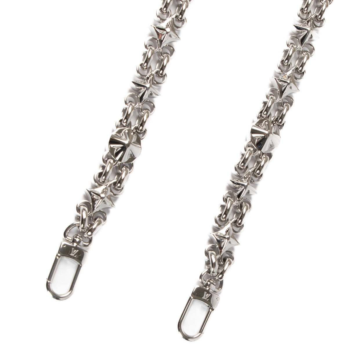 Authentic Second Hand Louis Vuitton Silver Monogram Chain in very good condition on Labellov.com