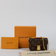 Shop 100% authentic second hand Louis Vuitton Monogram Pochette Micro Metis Bag on Labellov.com