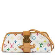 Authentic second hand Louis Vuitton White Monogram Multicolore Shirley Bag on Labellov.com