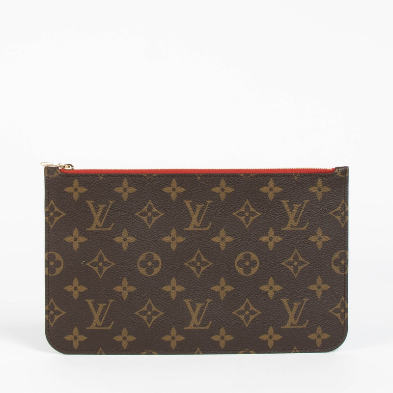 Shop this authentic Louis Vuitton Neverfull Pouche Monogram Cherry Clutch pre-loved on Labellov.com