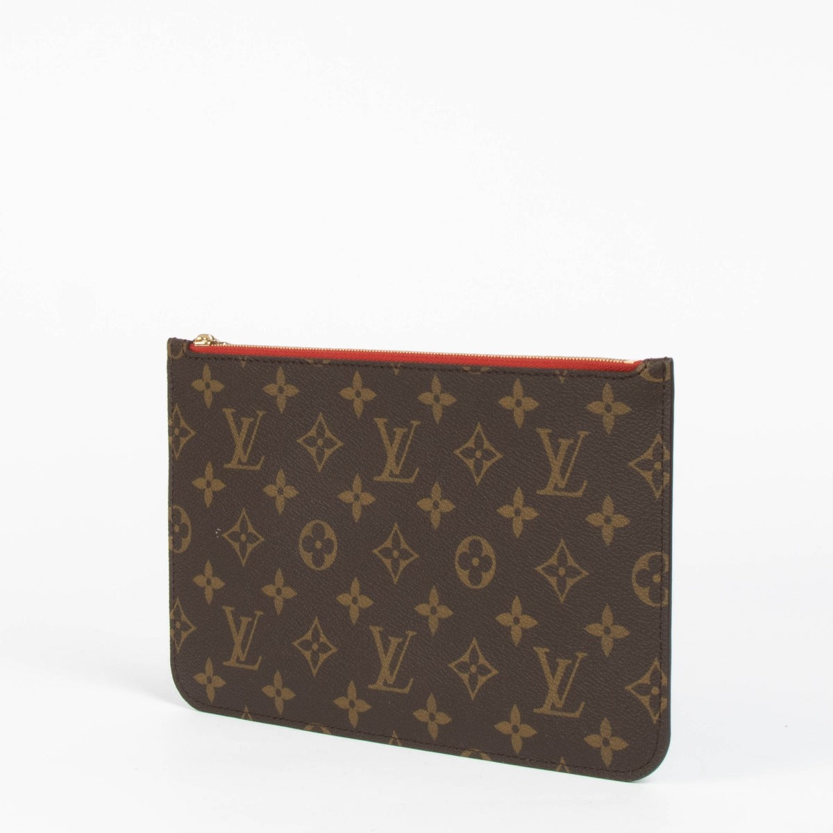 Shop this authentic Louis Vuitton Neverfull Pouche Monogram Cherry Clutch pre-loved on Labellov.com