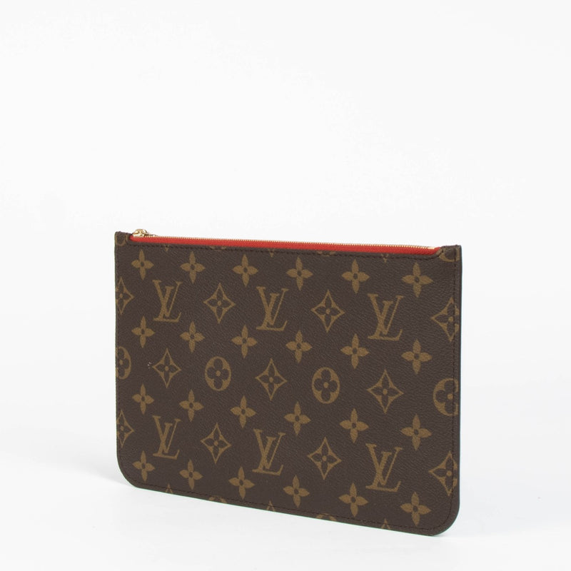 Shop this authentic Louis Vuitton Neverfull Pouche Monogram Cherry Clutch pre-loved on Labellov.com
