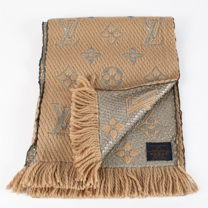 Louis Vuitton Beige Logomania Scarf