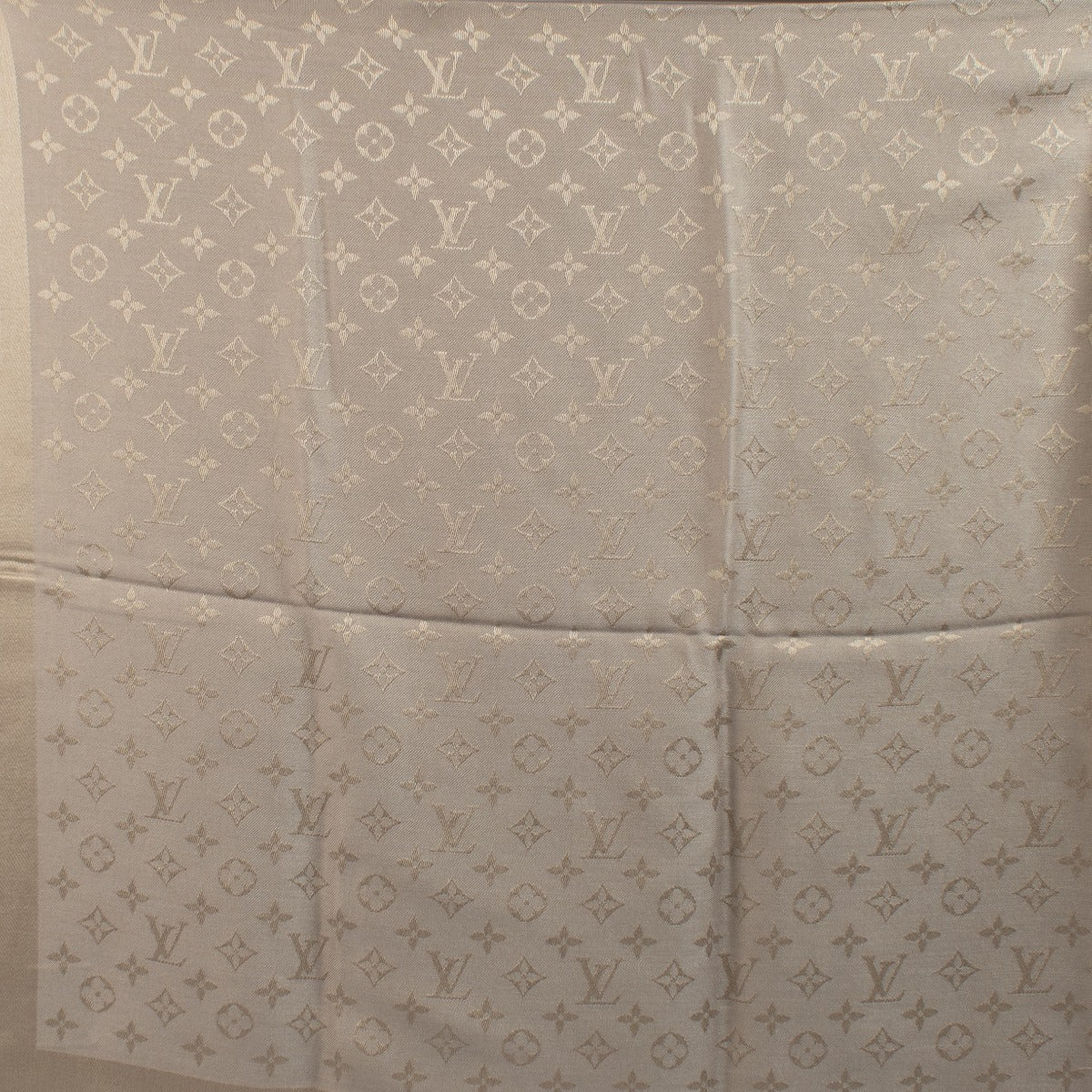 Louis Vuitton Taupe Monogram Classic Shawl