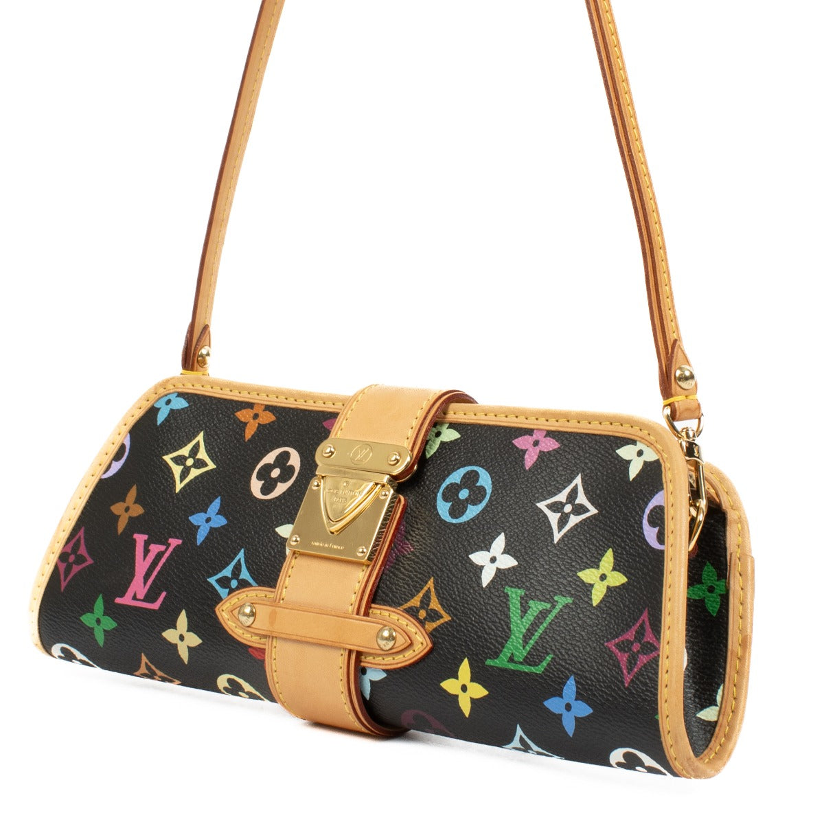 Louis Vuitton Black Monogram Multicolore Shirley Bag