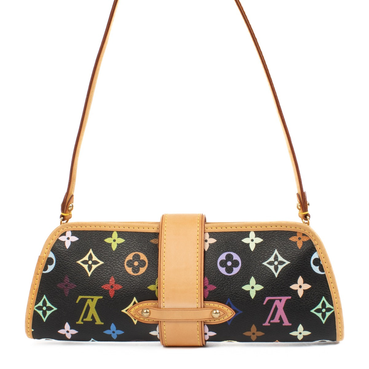 Louis Vuitton Black Monogram Multicolore Shirley Bag