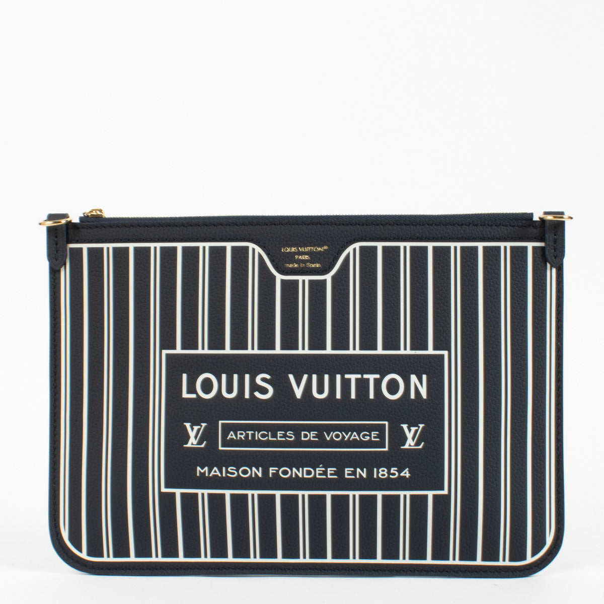 Pochette Louis Vuitton Navy Neverfull Inside Out