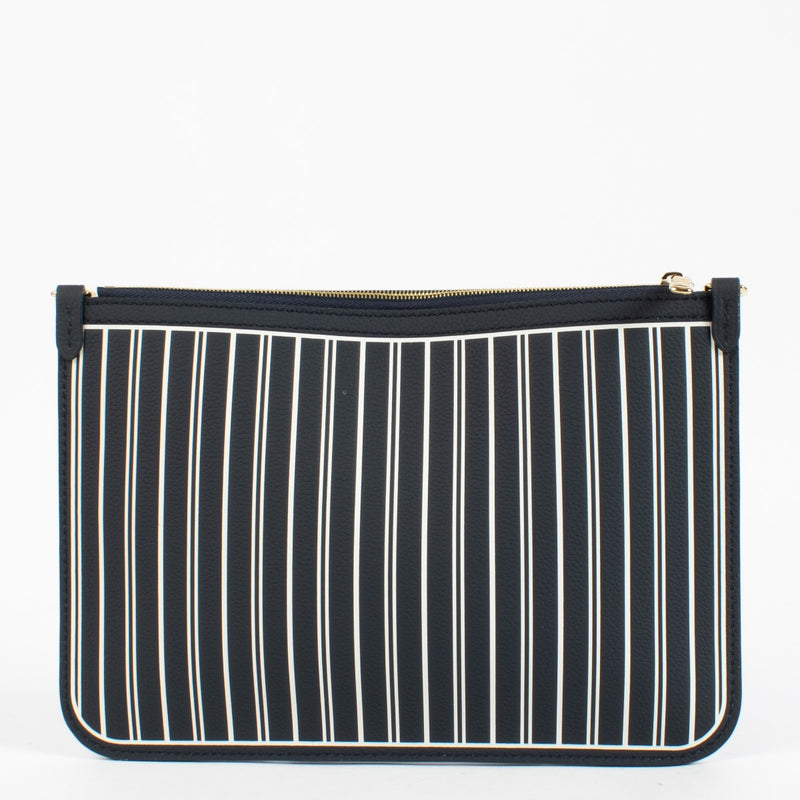Louis Vuitton Navy Neverfull Inside Out Clutch