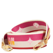 Louis Vuitton Pink Diane Satchel Bag Strap