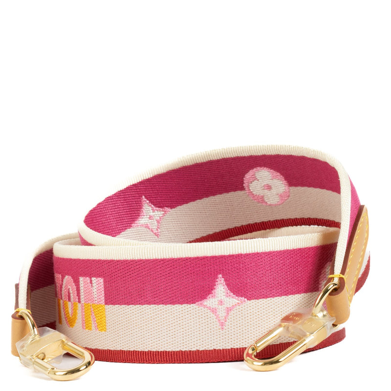 Louis Vuitton Pink Diane Satchel Bag Strap