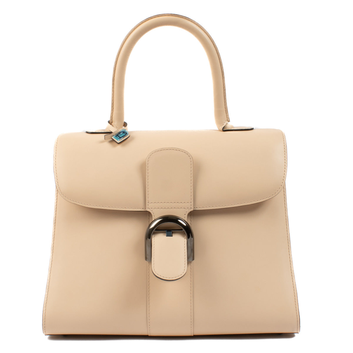 Delvaux Nude Box Calf Brillant MM aan de beste prijs bij Labellov tweedehands luxe in Antwerpen en Knokke