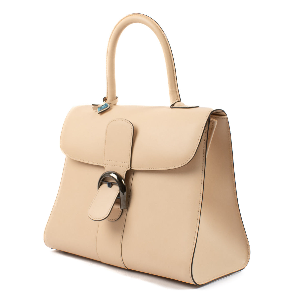 Delvaux Nude Box Calf Brillant MM