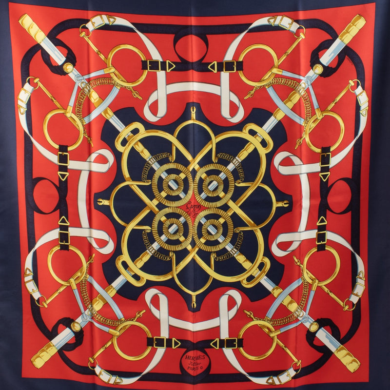 shop 100% authentic second hand Hermès Eperon D'or Silk Scarf on Labellov.com