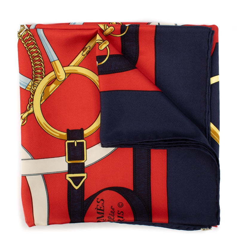 shop 100% authentic second hand Hermès Eperon D'or Silk Scarf on Labellov.com