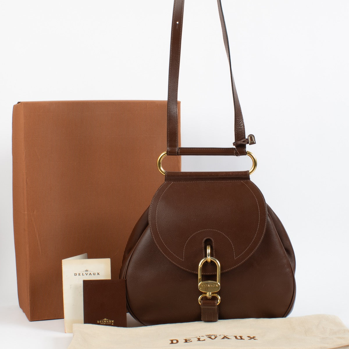 shop 100% authentic second hand Delvaux Ravello Jumping Nouveau Cerceau GM Bag on Labellov.com