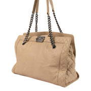 Chanel Beige Boy Reverso Shopping Tote Bag