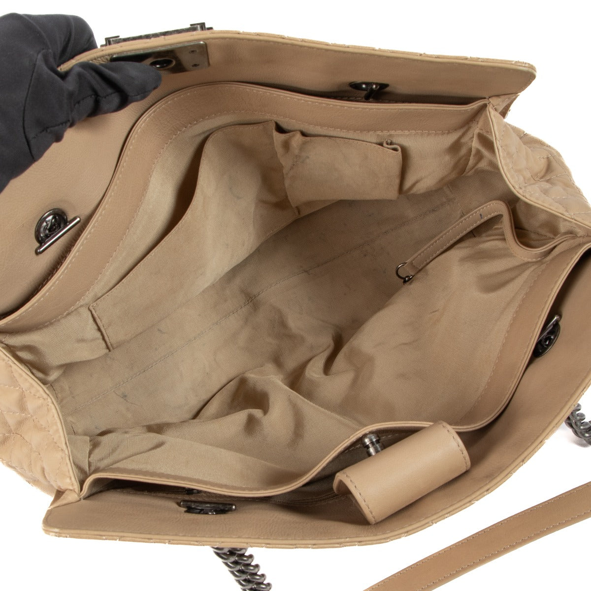 Sac Cabas Chanel Boy Reverso Beige