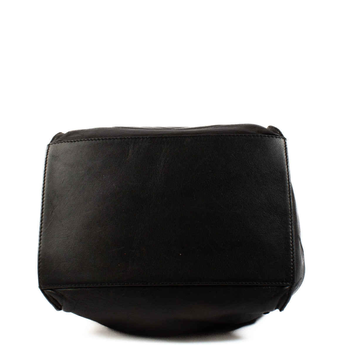 Chanel Vintage Black Leather CC Bucket Bag