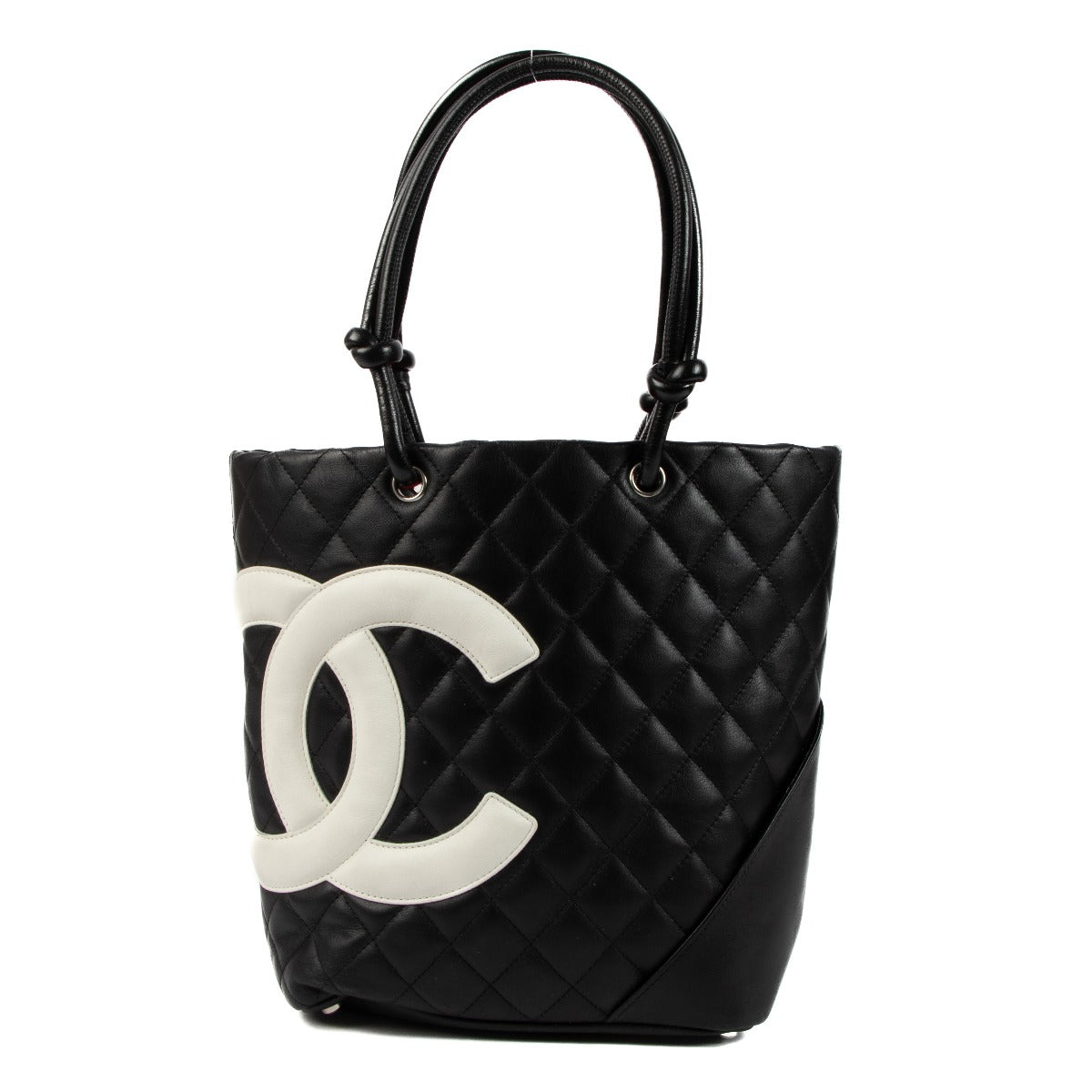 Chanel Black Ligne Cambon Small Tote Bag