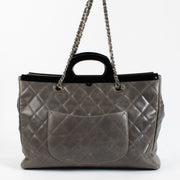 Chanel Grey CC Delivery Top Handle Bag