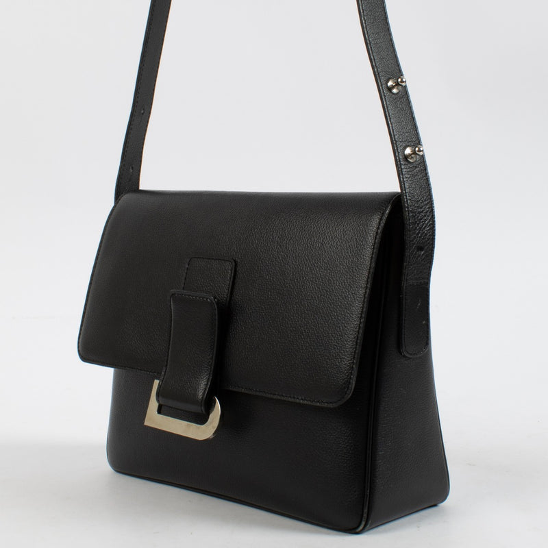 Authentic second hand Delvaux Black Poirier Crossbody on Labellov.com