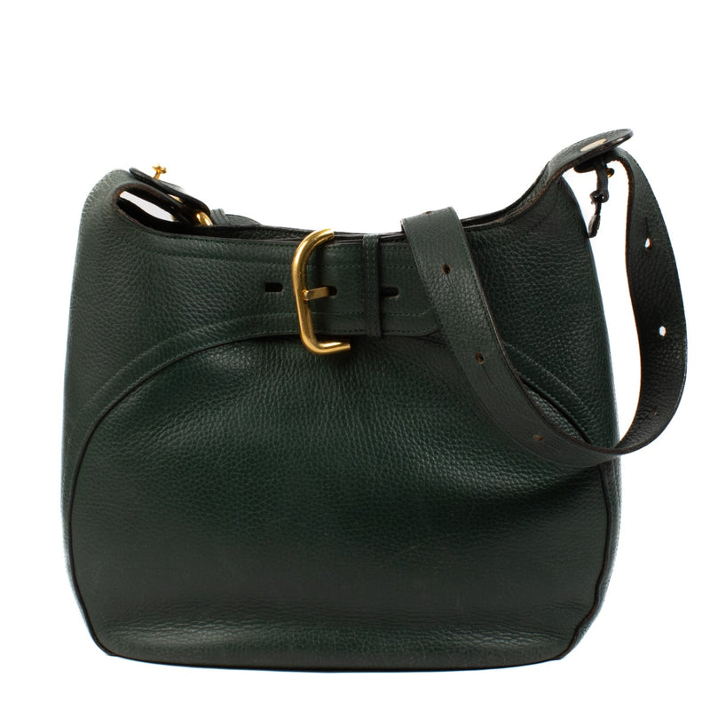 shop 100% authentic second hand Delvaux Green Souverain Bag on Labellov.com