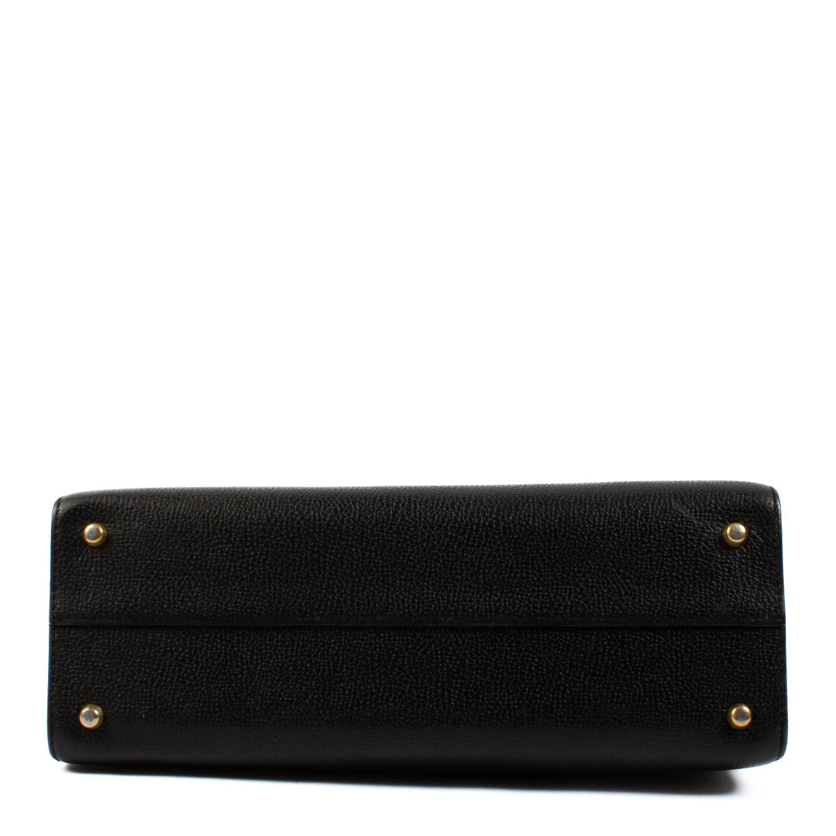 Delvaux Zwart Leren Emeraude PM Handtas