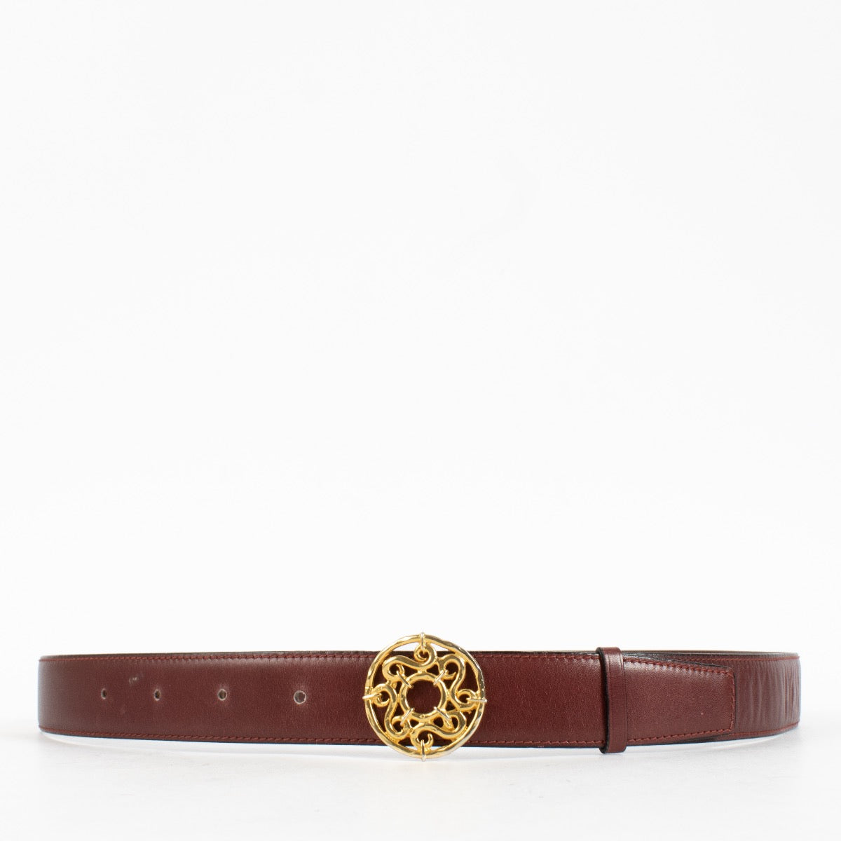 shop 100% authentic second hand Celine Burgundy Vintage Belt - Size 100 on Labellov.com