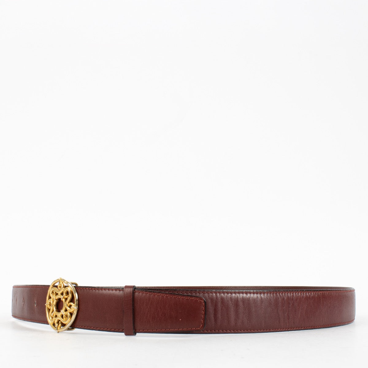 shop 100% authentic second hand Celine Burgundy Vintage Belt - Size 100 on Labellov.com