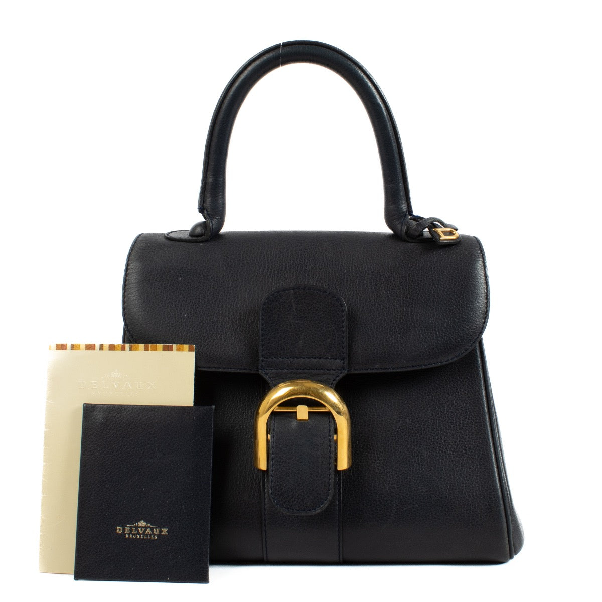 Shop 100% authentic second hand Delvaux Blue Brillant PM Bag on Labellov.com